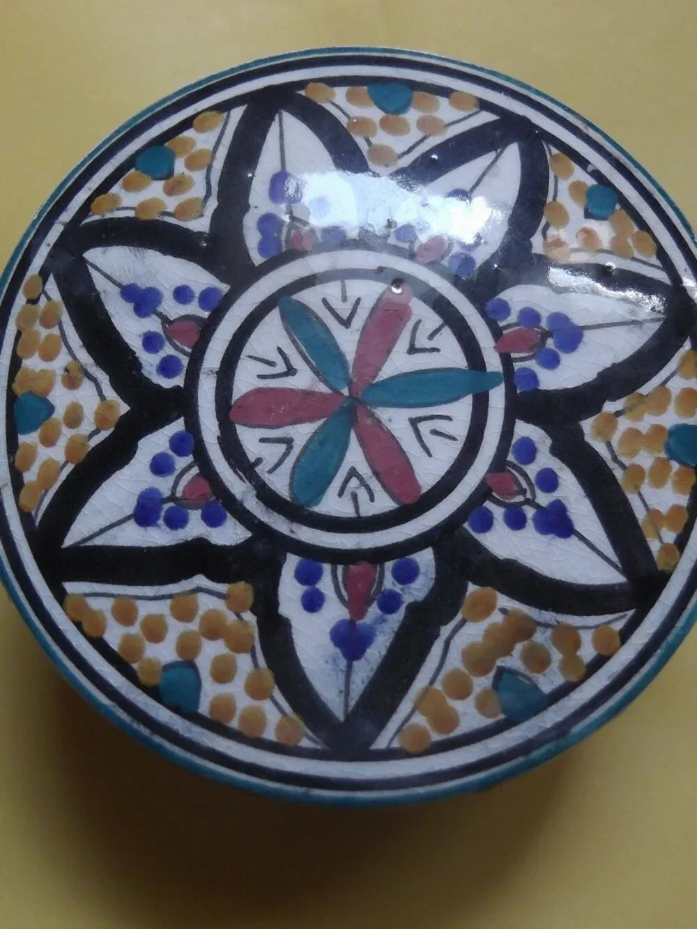 NWT Moroccan Trinket Jewelry Box in vibrant colors